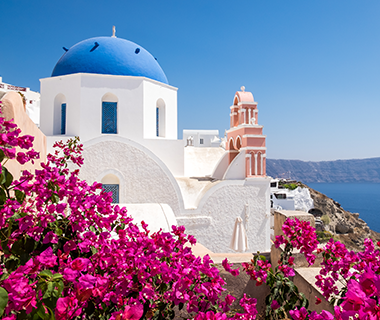 Oia et ses dômes bleus